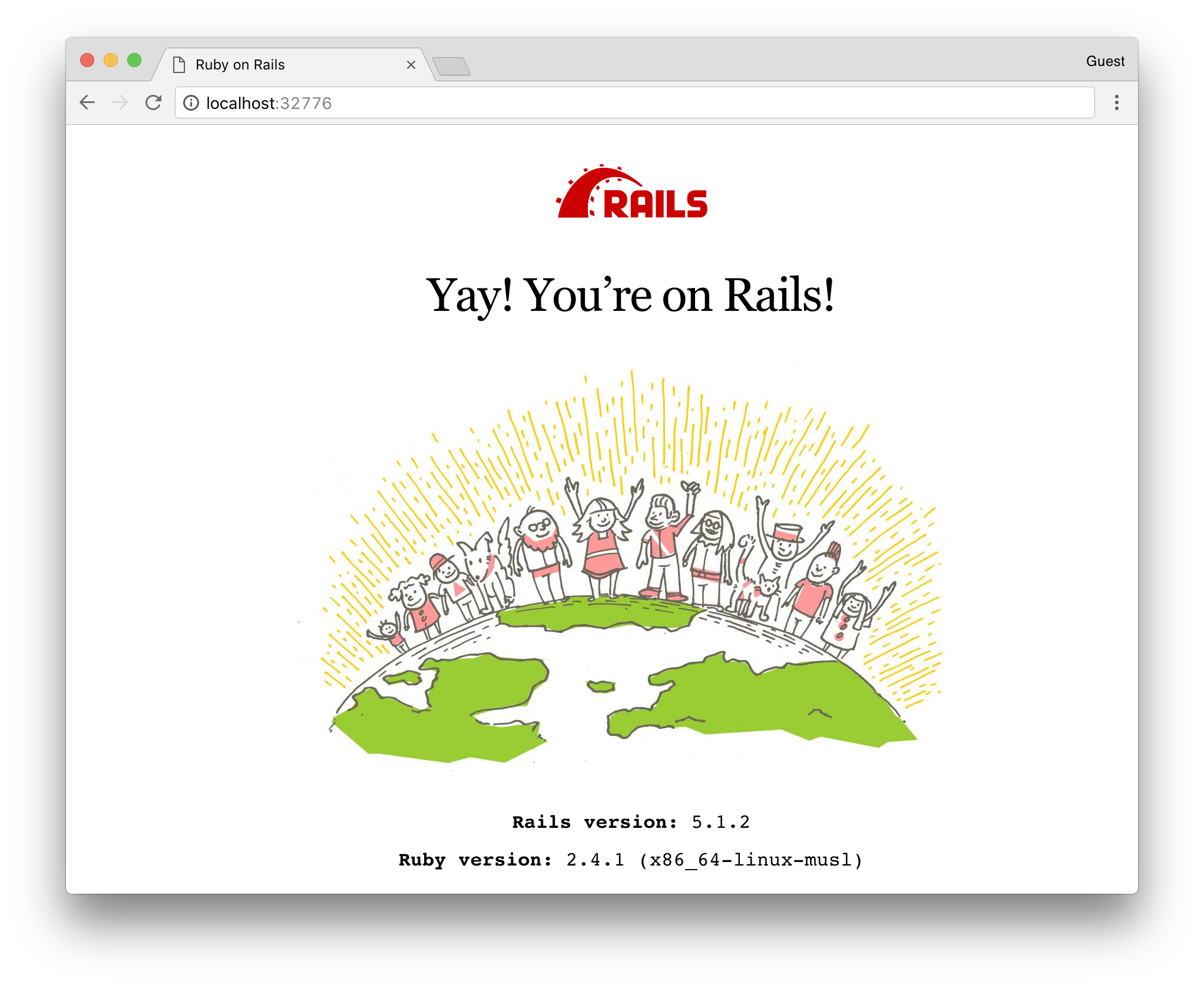 Rails via Docker
